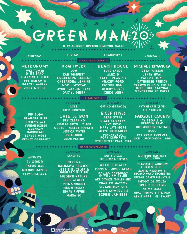 Green Man Festival 2023 UK Festival Listings Festivals For All