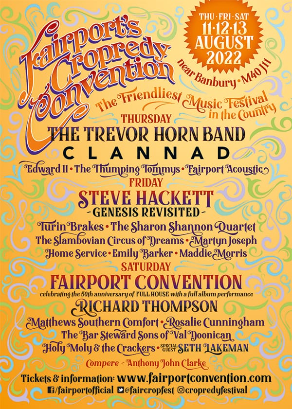 Fairports Cropredy Convention Line up