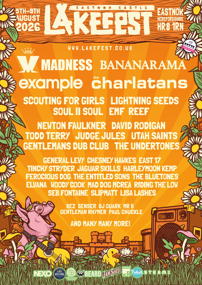 Lakefest 2026 Line Up Poster