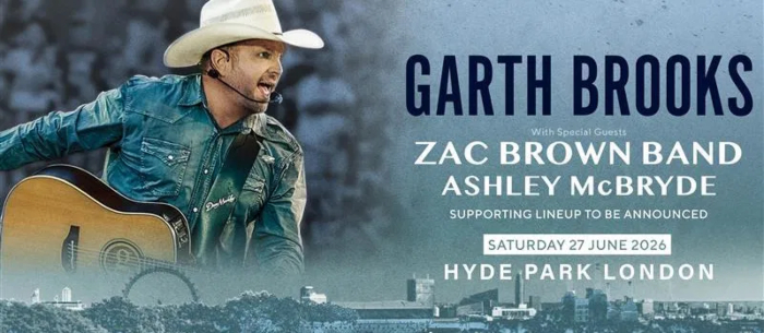 Garth Brooks BST Line Up Poster