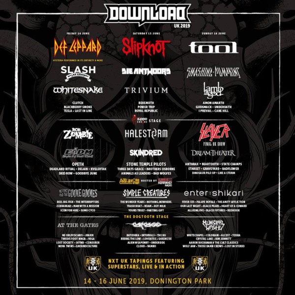 Download Festival Line Up Poster