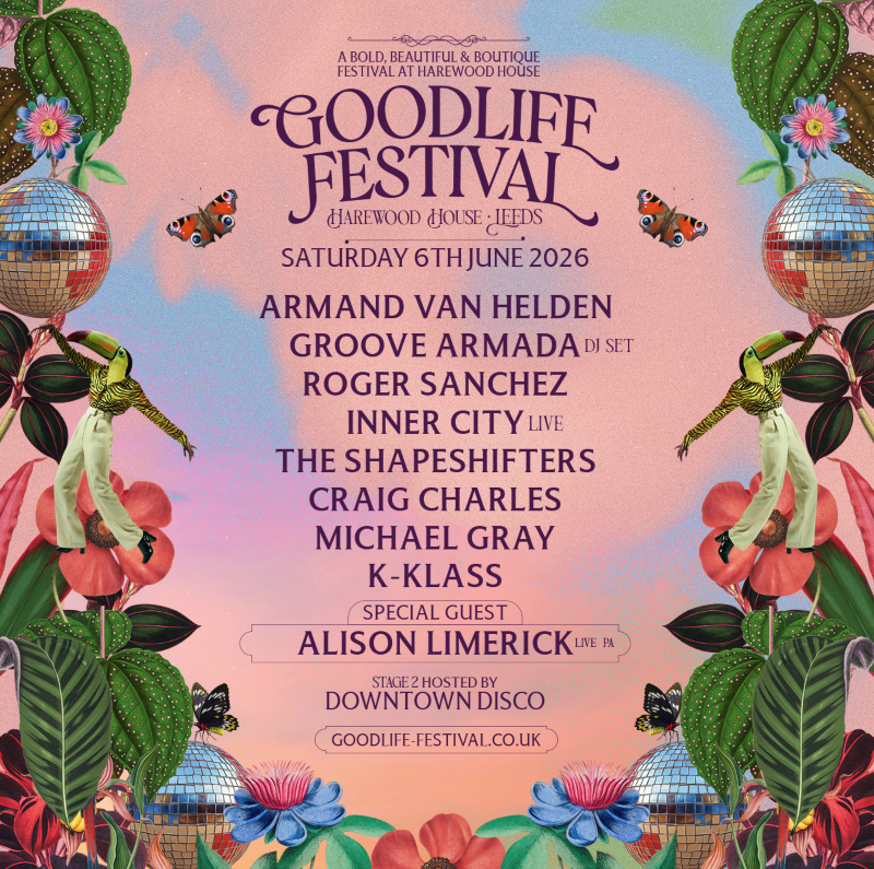 Goodlife Festival 2026 Line Up Poster