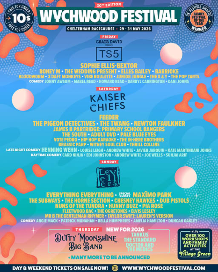 Wychwood Festival 2026 Line Up Poster