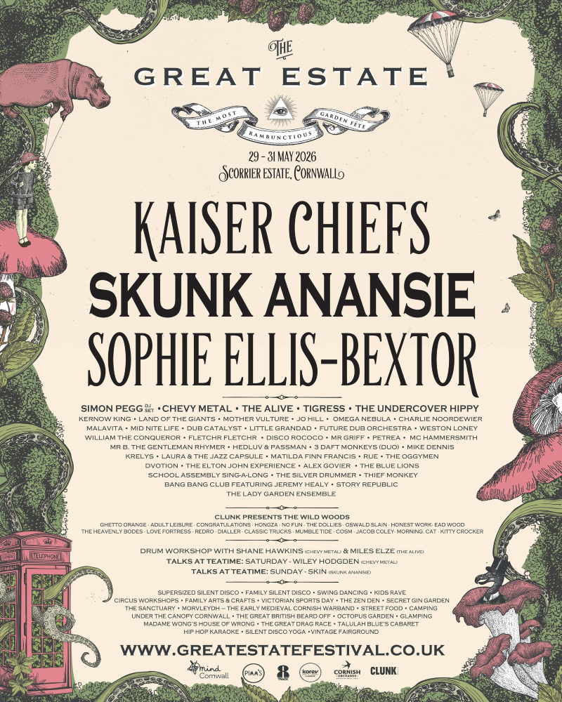 The Great Estate 2026 Line Up Poster