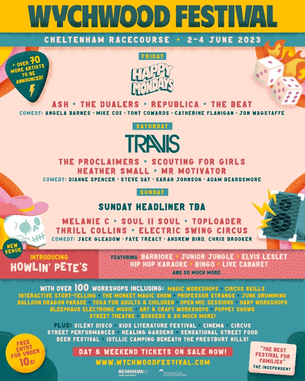 Wychwood Festival line up poster