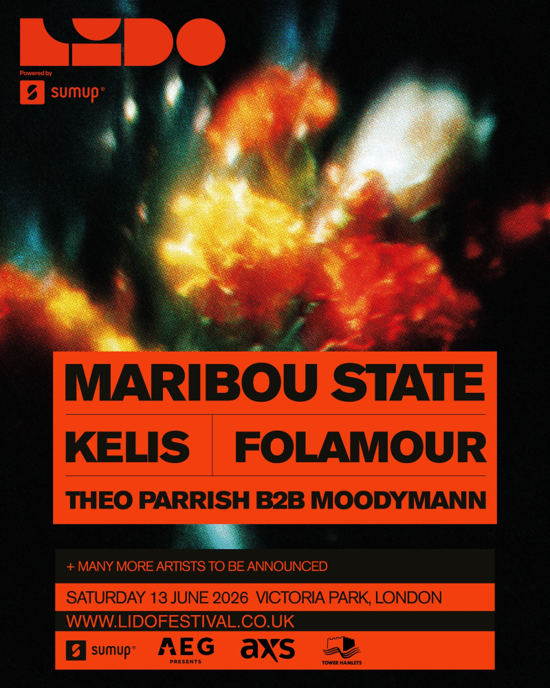 Lido Festival 2026 Line Up Poster Maribou State