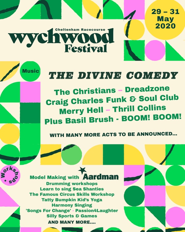 Wychwood Festival line up poster