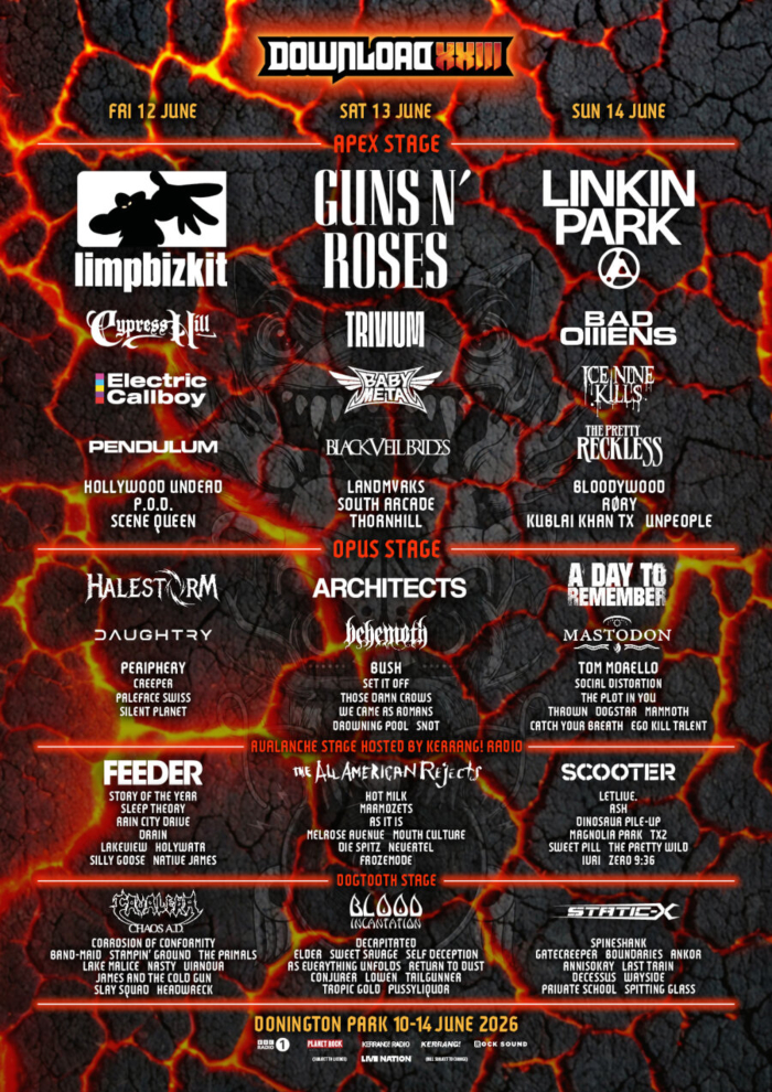 Download 2026 Line Up Poster