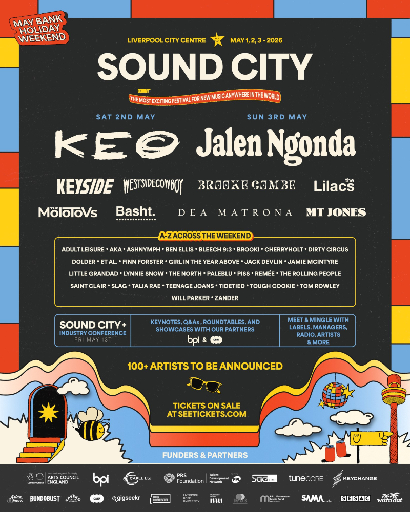 Sound City 2026 Line Up Poster